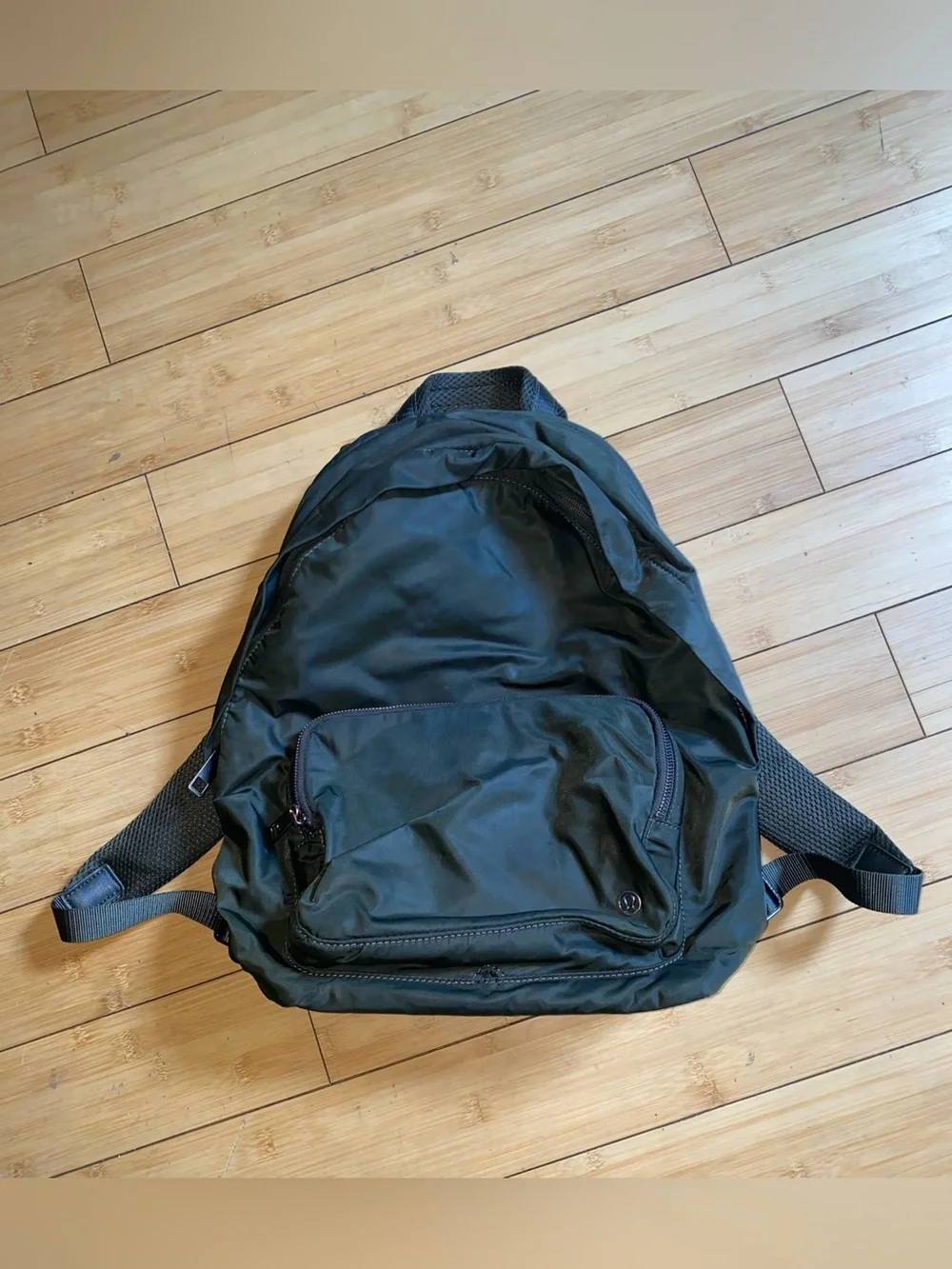Lululemon dark olive nylon Everywhere Backpack